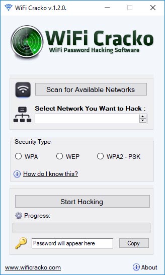 WiFi Cracko hack tool