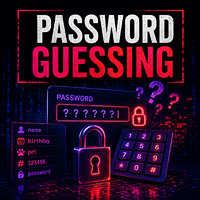 Password guessing attack using personal details and common password combinations